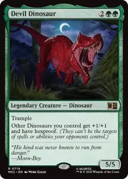 Devil Dinosaur 719 Marvel Super Heroes Foil - Image 1