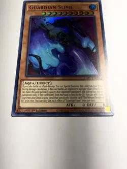 Yugioh Guardian Slime LED7-EN003 1st Edition Ultra Rare Near Mint Condition - Image 2