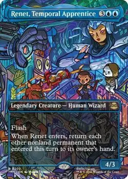 Renet, Temporal Apprentice (Borderless) NM 202 Teenage Mutant Ninja Turtles REG - Image 1