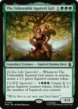 The Unbeatable Squirrel Girl 193 Marvel Super Heroes Foil - Image 1
