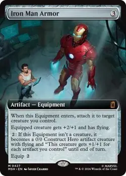 Iron Man Armor (Extended Art) NM 427 Marvel Super Heroes REG - Image 1