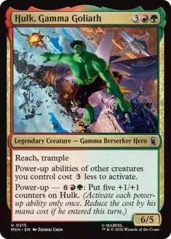 Hulk, Gamma Goliath 215 Marvel Super Heroes Foil - Image 1