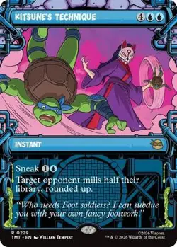 Kitsune's Technique (Showcase) NM 229 Teenage Mutant Ninja Turtles REG - Image 1