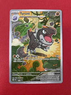 Pokemon TCG Tyrunt MEP 070 Pokemon Center Stamped ETB Promo - Image 1