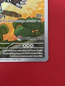Pokemon TCG Tyrunt MEP 070 Pokemon Center Stamped ETB Promo - Image 2