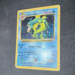 1999 Pokemon TCG Vintage Shadowless Gyarados Card 006/102 MP Holo Base Set - Image 3