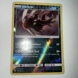 Darkrai 87/147 Rare Burning Shadows Pokemon Reverse Holo Near Mint - Image 1