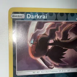 Darkrai 87/147 Rare Burning Shadows Pokemon Reverse Holo Near Mint - Image 3