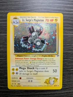 Pokemon Lt. Surge's Magneton Gym Heroes 8/132 Lp- - Image 1