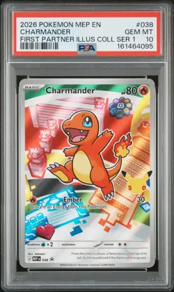 POKEMON FIRST PARTNER SERIES 1 BULBASAUR CHARMANDER SQUIRTLE SEQUENTIAL PSA 10 - Image 4