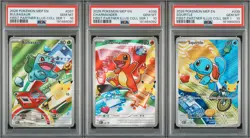 POKEMON FIRST PARTNER SERIES 1 BULBASAUR CHARMANDER SQUIRTLE - SEQUENTIAL PSA 10 - Image 1