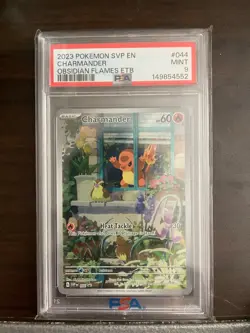 2023 POKEMON SVP EN-SV BLACK STAR PROMO #044 CHARMANDER PSA 9 - Image 1
