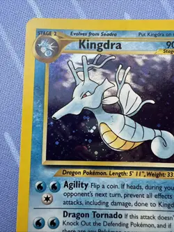 Kingdra HOLO 8/111 Neo Genesis VINTAGE 2000 Pokemon - Image 4