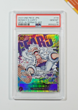 One Piece PSA 10 M.D.Luffy #119 Alternative Alt OP05 2023 Japanese - Image 1