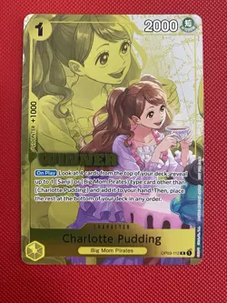 Charlotte Pudding (Winner Pack 2024 Oct-Dec) OP03-112 Rare Foil One Piece TCG - Image 1