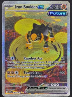 Iron Boulder ex - 207/162 - SIR - Temporal Forces - NM/M - Pokemon TCG - Image 1