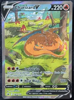 Pokemon TCG Charizard V Sword & Shield Swsh260 Holo Promo - Image 1