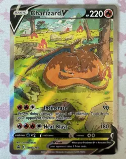 Pokemon TCG Charizard V SWSH260 SWSH Sword & Shield Promo Holo Basic 220 HP EN - Image 1