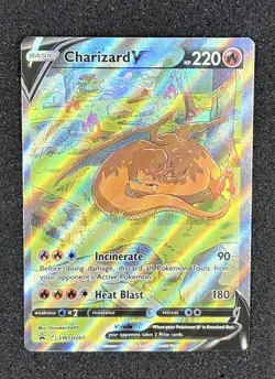 Pokemon TCG Charizard V SWSH260 Sword & Shield Promo Full Art Holo English - Image 1
