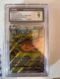 Pokemon TCG Charizard V Sword & Shield Swsh260 Holo Promo - Image 1