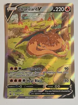Pokemon TCG Charizard V Sword & Shield Swsh260 Holo Promo - Image 1
