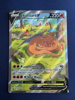 Pokemon TCG Charizard V Sword & Shield Swsh260 Holo Promo - Image 1