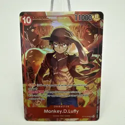 Bandai Monkey.D.Luffy Character Card ST10-006 Promo Rush 11000 Power Foil Nice - Image 1