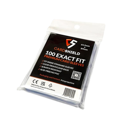 Card Shield - x1000 Exact Fit Premium Card Sleeves 64.5x89mm for Pokemon MTG - Image 2