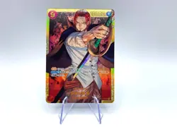 Carta One piece card game Shanks set OP01-120 SEC Romance Dawn Japanese NM - Image 1