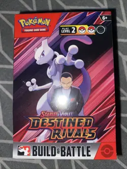 Pokemon Cards - S&V: Destined Rivals Build & Battle BOX (4 Packs, 40-Card Deck+) - Image 1