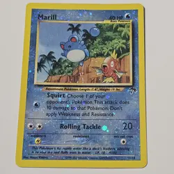 Marill 11/18 Southern Islands Reverse Holo Pokemon Trading Cards TGC Free Sleeve - Image 2