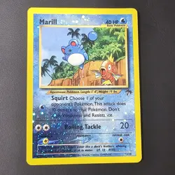 Marill 11/18 Southern Islands Reverse Holo Pokemon Trading Cards TGC Free Sleeve - Image 5