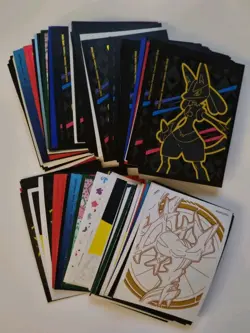 100+ Pokemon Trading Card Sleeves - various - Image 1