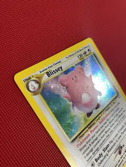 Pokemon TCG Blissey Holo Neo Revelation Card 2/64 Vintage MP - Image 2