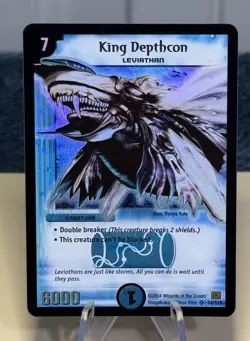 2004 Duel Masters Trading Card King Depthcon Holo Foil S4/S10 NM - Image 1