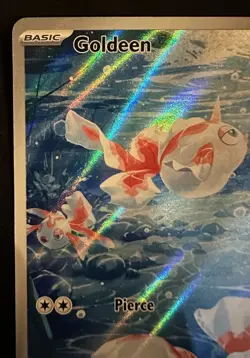 Goldeen 087/084 PBL Holo Rare English Pokemon TCG Card HP 70 Basic (Pitch Black) - Image 2
