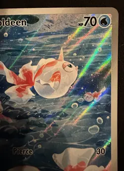 Goldeen 087/084 PBL Holo Rare English Pokemon TCG Card HP 70 Basic (Pitch Black) - Image 3