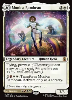 Monica Rambeau // Photon, Living Light 023 Marvel Super Heroes MTG MSH - Image 1