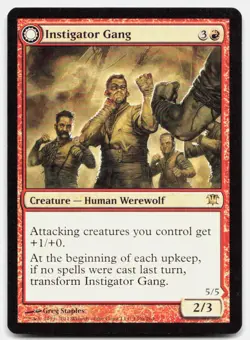 Instigator Gang 149 Rare Innistrad Magic: The Gathering Lightly Played - Image 1