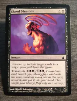 MTG Shred Memory (Ravnica: City of Guilds) LP+ - Image 1
