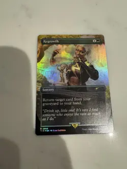 Foil Groot Regrowth from Mtg Magic The Gathering Marvel Storm Secret Lair Pack - Image 1
