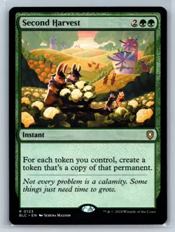 SECOND HARVEST 123 RARE COMMANDER: BLOOMBURROW MAGIC: THE GATHERING NM - Image 1