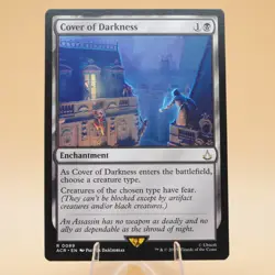 Cover of Darkness | 89 | Regular | Rare | Assassin's Creed | MTG - Image 1