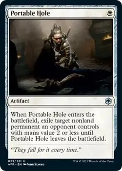 Portable Hole Near Mint 33 Adventures in the Forgotten Realms REG - Image 1