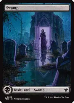 Swamp (0286) Near Mint 286 Foundations Foil - Image 1