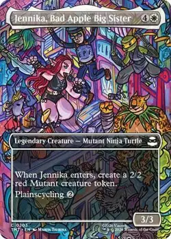 Jennika, Bad Apple Big Sister (Borderless) Near Mint 203 TMNT REG - Image 1