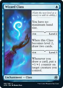 Wizard Class Near Mint 81 Adventures in the Forgotten Realms Foil - Image 1