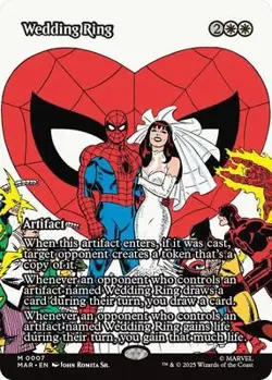 Wedding Ring (Borderless) Near Mint 7 Marvel Universe Eternal-Legal Foil - Image 1