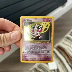 PoKeMoN POKEMON CARD Mr Mime JUNGLE SET RARE HOLO 6/64 - Image 1