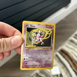 PoKeMoN POKEMON CARD Mr Mime JUNGLE SET RARE HOLO 6/64 - Image 2